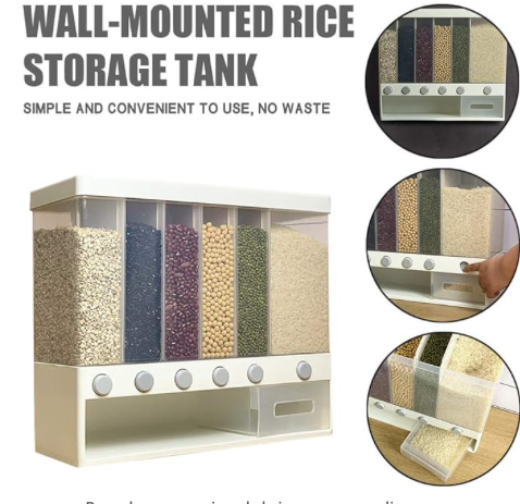 Dispensador de Granos Multifuncional 5 en 1