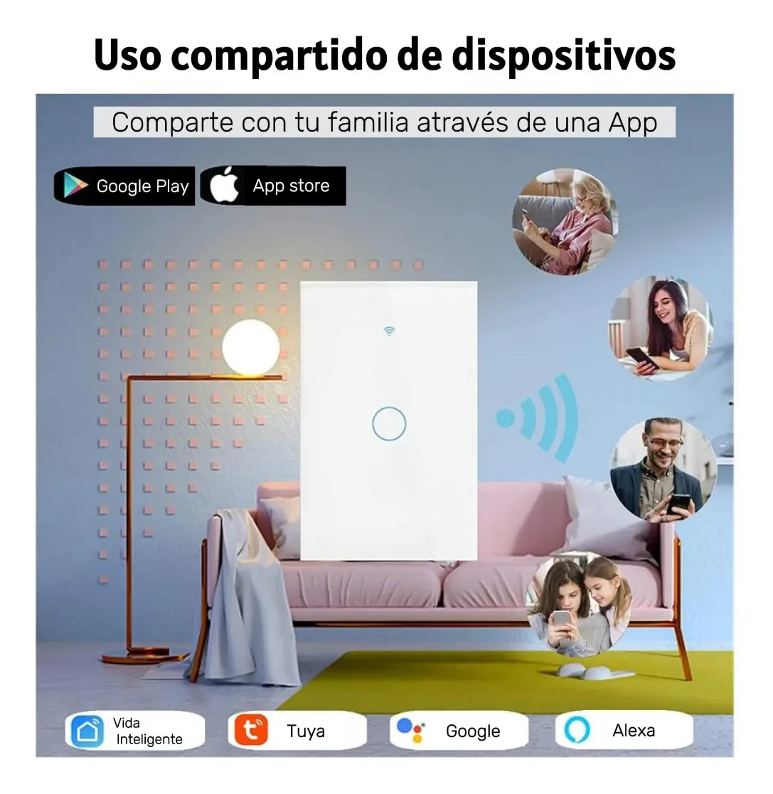 Interruptor Inteligente WiFi Touch
