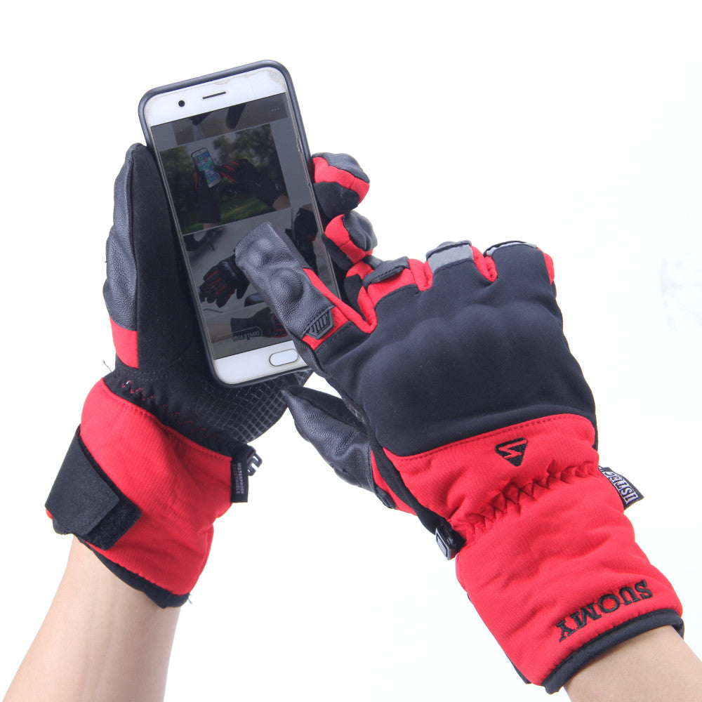 Guantes Protectores Impermeables SU07 para Moto