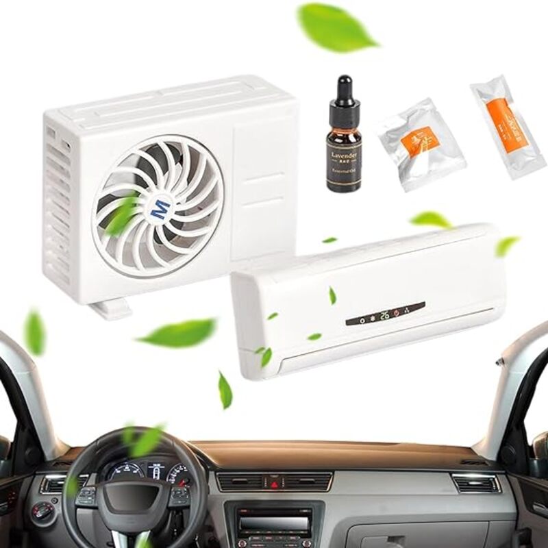 Combo Difusor Solar para Auto con Aromaterapia