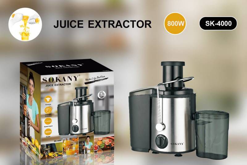Extractor De Jugo rafSokany 3 en 1