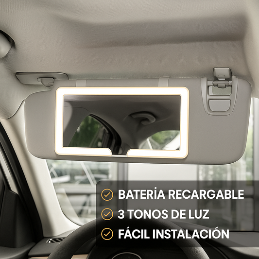 Espejo LED para Auto