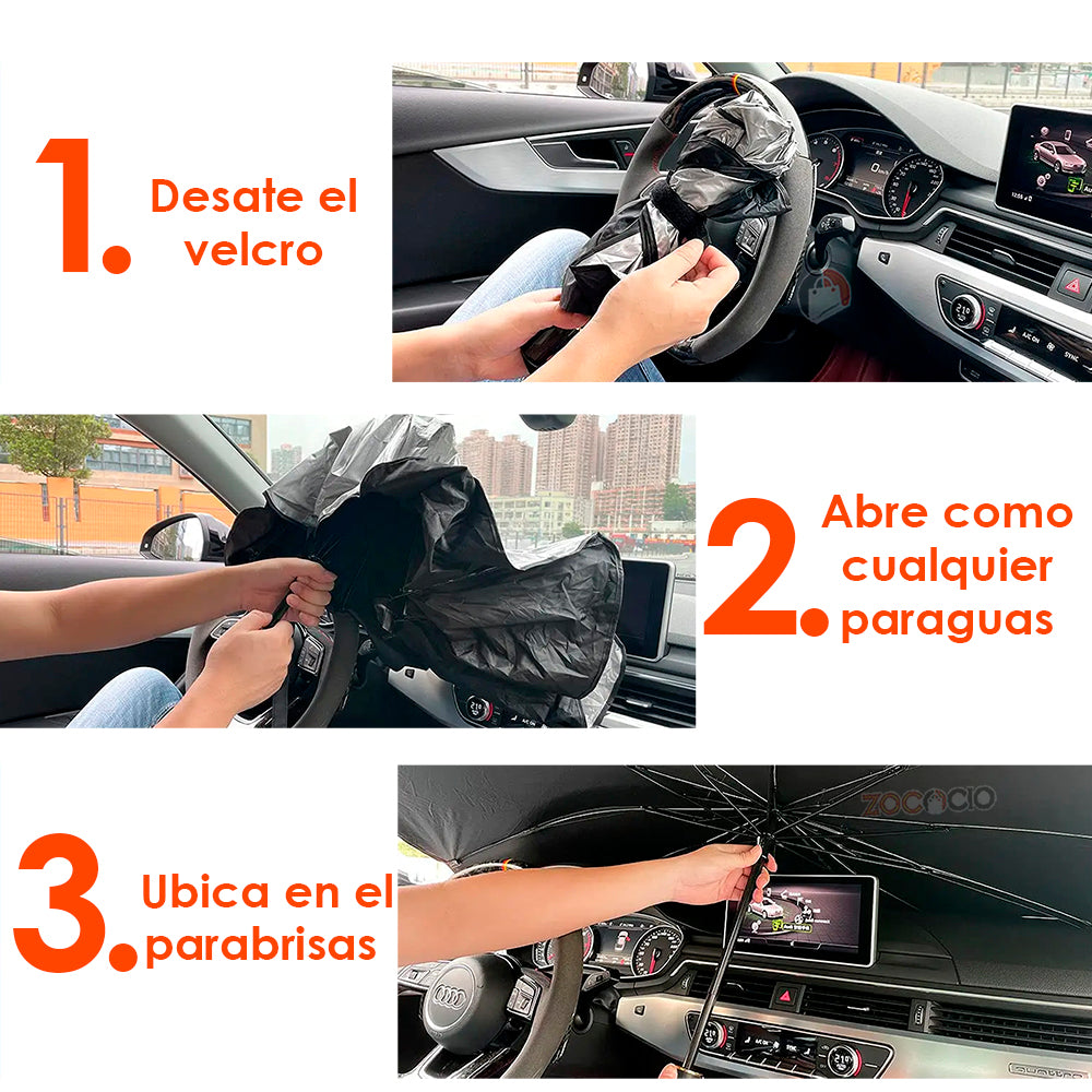 Parasol Plegable Para Parabrisas
