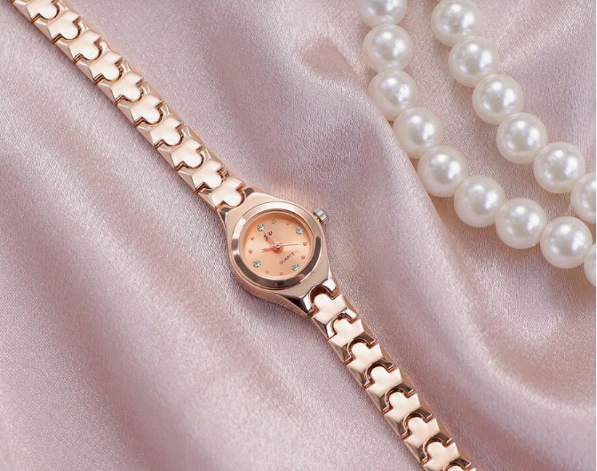 Reloj de Mujer Elegante con Cristales